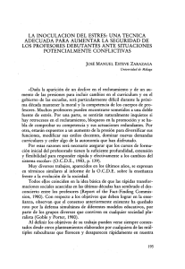 Inoculación del estrés: una técnica adeciuada para aumentar la