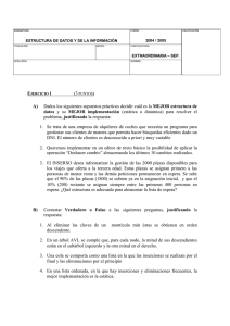 A) Dados los siguientes supuestos prácticos