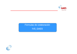 Fórmulas de colaboración IVS_GAES