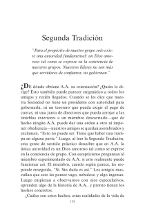 Doce Tradiciones - Segunda Tradición - (pp. 128-134)