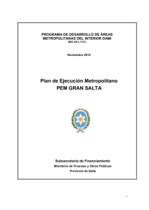 ÁREA METROPOLITANA SALTA - Ministerio de Energía y Minería