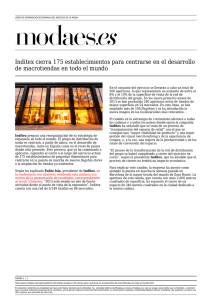 Inditex cierra 175 establecimientos para centrarse en el desarrollo