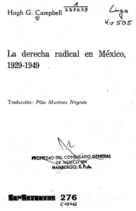 La derecha radical en México, 1929-1949