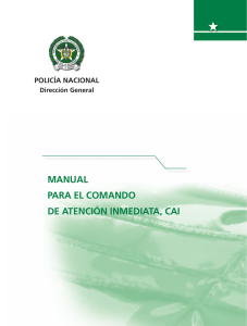 manual para el comando de atención inmediata, cai