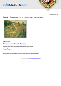 Renoir : Paseando por el camino de hierbas altas