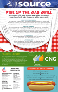 Fire Up the Gas Grill - Connecticut Natural Gas