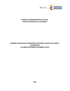 oficina de información en justicia grupo de servicio al