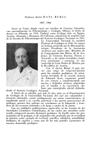 Profesor doctor HAN S BuR G L 1907