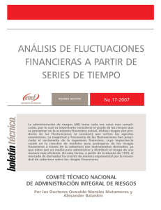 análisis de fluctuaciones financieras a partir de series de tiempo
