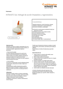 INTRASITE Gel: Ficha T&eacute;cnica y Gu&iacute;a de Uso