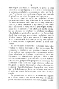 Page 1 — 42 — nos afligen, pues hasta los mosquitcs y pulgas y