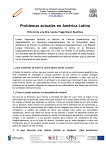 Problemas actuales en América Latina