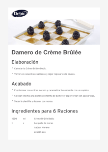 Damero de Crème Brûlée