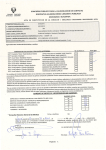 QJ} CONCURSO PUBLlCO PARA LA ADJUDICACION DE