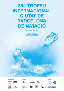 dossier tècnic - Federació Catalana de Natació