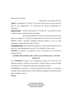 Resolución Nº 623/2016.- Montevideo, 6 de setiembre de 2016