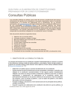 Consultas Públicas - Sistema de las Naciones Unidas En Chile