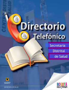 Directorio de Servidores - Secretaría Distrital de Salud