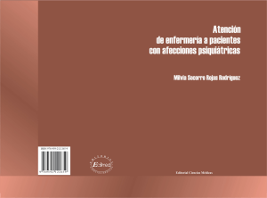 Atención de enfermería a pacientes con afecciones psiquiátricas