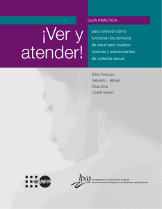 ¡Ver y atender! - Sexual Violence Research Initiative
