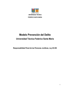 Modelo Prevención del Delito - Universidad Técnica Federico Santa