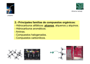 2.- Principales familias de compuestos orgánicos: Hid b lifáti l l l i