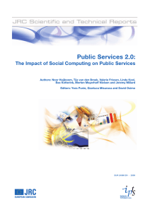 Public Services 2.0: The Impact of Social
