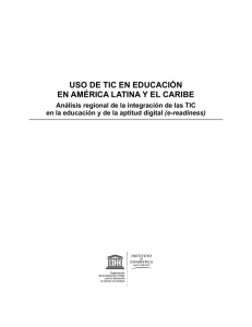 uso de tic en educación en américa latina y el caribe