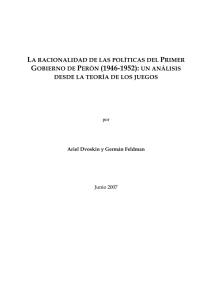 gobierno de perón (1946-1952): un análisis