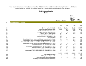 Cross-Country Comparisons of Public Employment and Pay of 26