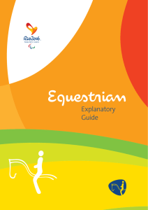 The Equestrian competition