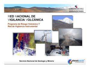 red nacional de vigilancia volcánica