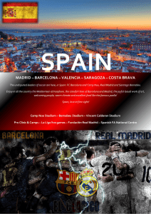 MADRID – BARCELONA – VALENCIA – SARAGOZA – COSTA