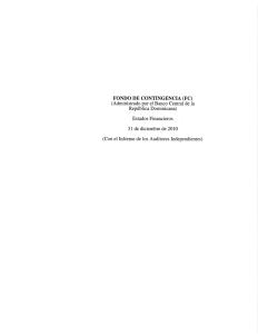 2010 - Banco Central de la República Dominicana