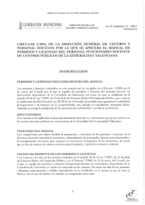 Manual de permisos y licencias del personal docente