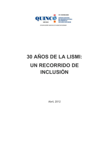 30 años de la lismi: un recorrido de inclusión