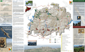 mapa de las rutas - Consorci del Montsec