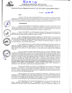 ¡gobierno regional die ucayailii dirección regional sectorial de