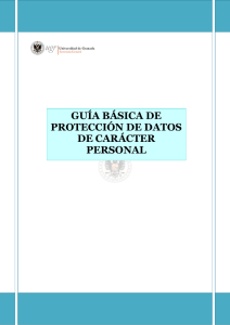 guía básica de protección de datos de carácter personal