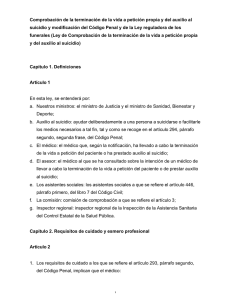 Comprobación de la terminación de la vida a petición propia y del