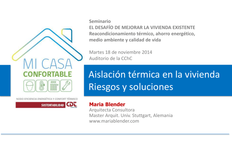 Aislación Térmica En La Vivienda