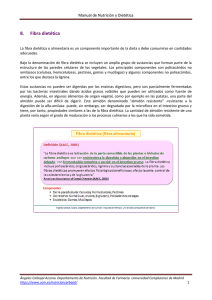 8. Fibra dietética - Universidad Complutense de Madrid