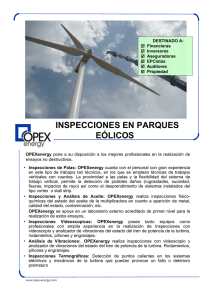 inspecciones en parques eólicos