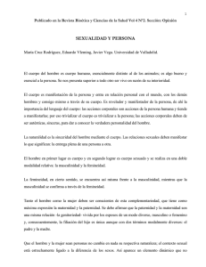 Sexualidad y persona. Rodríguez MªC., y colbs. 2000