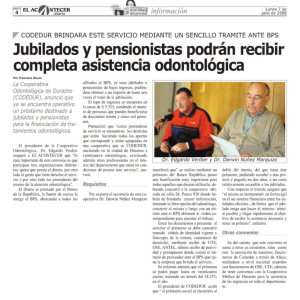 Jubilados y pensionistas podrán recibir