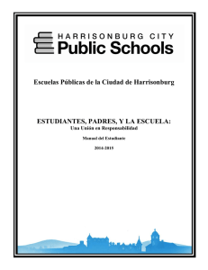 Escuelas Públicas de la Ciudad de Harrisonburg ESTUDIANTES