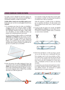 CÓMO FABRICAR TUBOS DE PAPEL