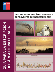 Guía Calidad del Aire en el Area de Influencia de Proyectos que