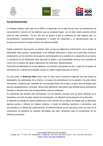 Rol del Referente Web_2012 - Universidad Nacional de Córdoba
