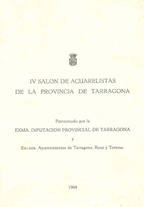 1968 IV Saló d`Aquarel.listes de la Província de